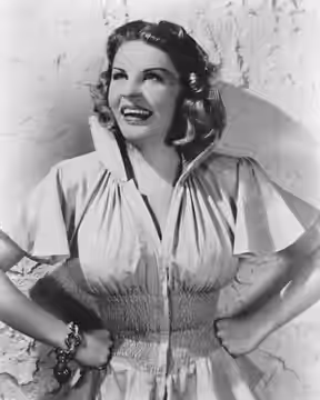 Depicted person: Martha Raye – American comic actress and singer (1916-1994)