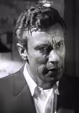 Mort Mills in the TV series Treasury Men in Action, episode Case of the Ready Guns (cropped screenshot) (1955)