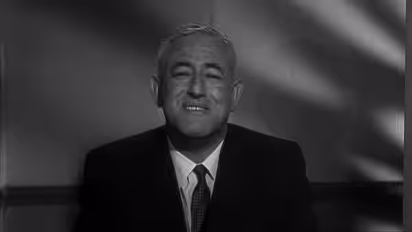 William Castle in the trailer of Homicidal (1961)