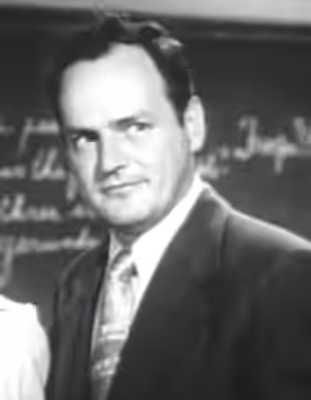 Robert Osterloh in the TV series The Public Defender, episode Out of the Past (cropped screenshot) (1954)