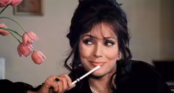 Valentina Cortese in a scene from The Iguana with the Tongue of Fire (1971)