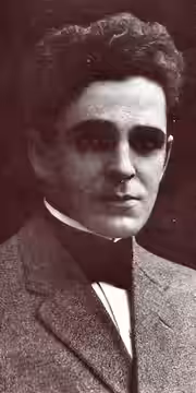 Portrait of motion picture star Crane Wilbur (1912)