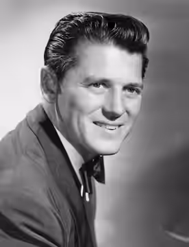Photo of actor-singer Gordon MacRae from the radio program The Railroad Hour.