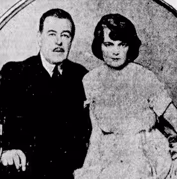 Actors Henry Miller as Jeffrey Fair and Margalo Gillmore as Sylvia Fair in 'The Famous Mrs. Fair' (1919) (1920)