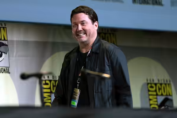 Doug Benson speaking at the 2016 San Diego Comic Con International, for "Under the Radar", at the San Diego Convention Center in San Diego, California. Please a