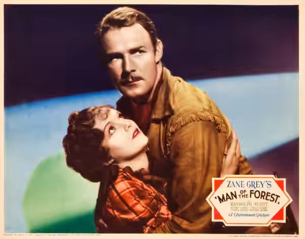 Man of the Forest, directed by Henry Hathaway (1933), with Randolph Scott and Verna Hillie (2012)