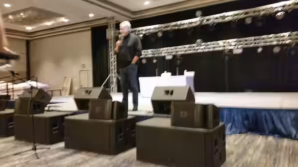 John de Lancie at a Q&amp;A panel on Easter Sunday, 1 April 2018, at BABSCon
