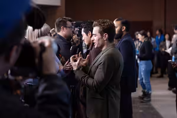 Dave Franco at the premiere of "Bubble &amp; Squeak" at the 2025 Sundance Film Festival