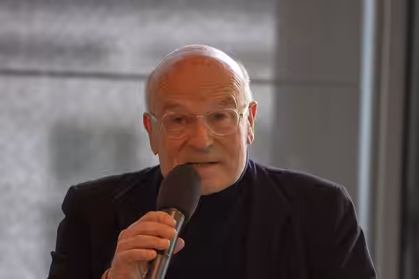 Veranstaltung "A Soul for Europe" am 13. April 2019 in der Akademie der Künste in Berlin. Representatives of European Parties: Carl Grouwet (ALDE), Damian Boese
