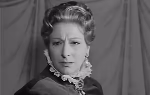 Lilla Brignone in una scena del film La monaca di Monza (1962), girato nel Lazio