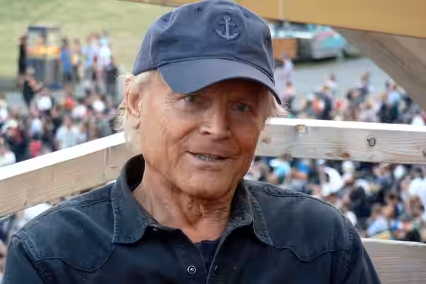 Terence Hill bei der Deutschland-Premiere seines Films "Mein Name ist Somebody" in Dresden am 20.08.2018.