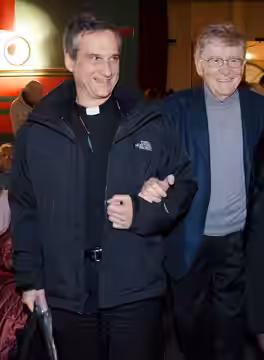 Monsignor Dario E. Viganò con Ermanno Olmi (2013)