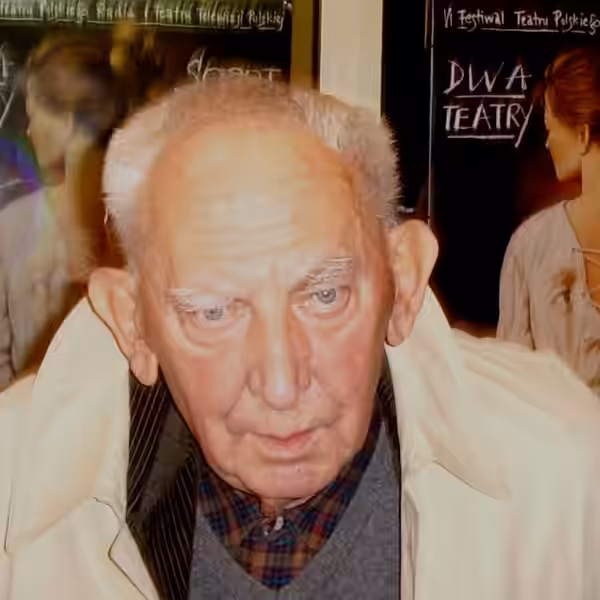 Actor Gustaw Holoubek. (2006)