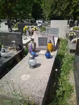 Grób aktora Stanisława Igara na Cmentarzu Rakowickim w Krakowie (kwatera XCVII, rząd 2, miejsce 14). (2018)