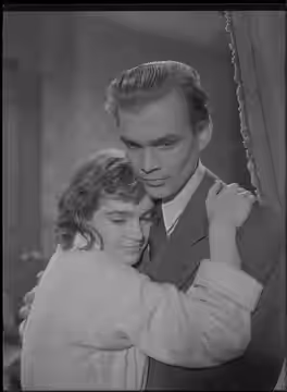 Eva Henning och Birger Malmsten i "Törst". (1949)