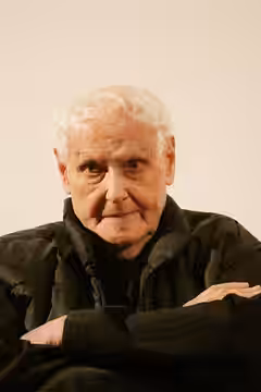 Miklós Jancsó at a press screening of his movie, So Much for Justice!, February 1, 2010, Budapest