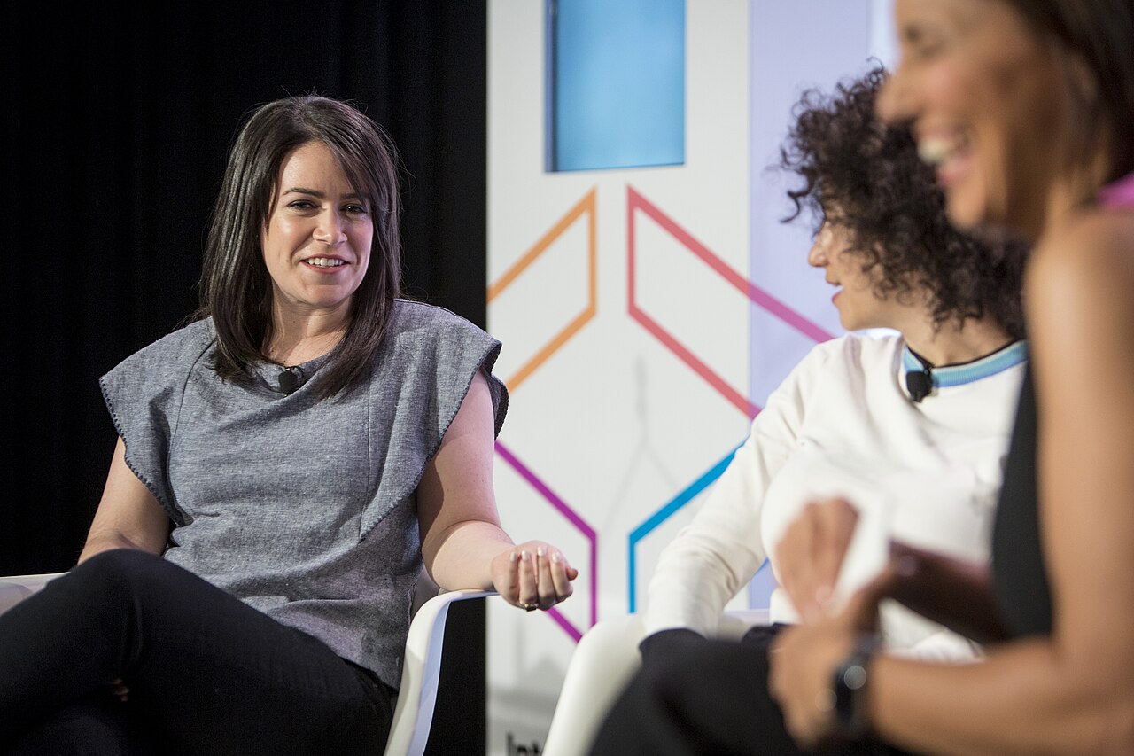 Marie Claire Editor in Chief Anne Fulenwider interviews Broad City's Abbi Jacobson and Ilana Glazer on the YP Stage on Day 1 of Internet Week New York May 18, 2 (2015)