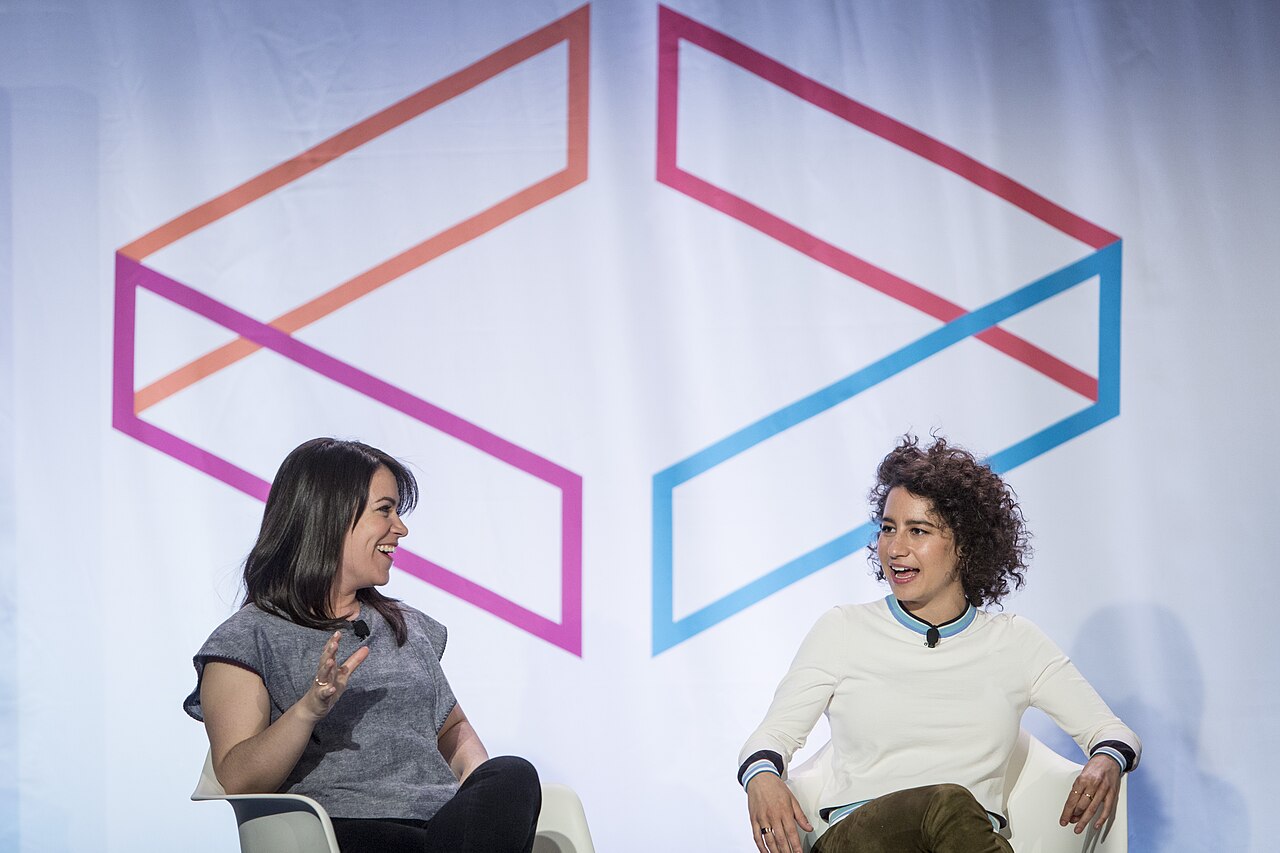 Marie Claire Editor in Chief Anne Fulenwider interviews Broad City's Abbi Jacobson and Ilana Glazer on the YP Stage on Day 1 of Internet Week New York May 18, 2 (2015)