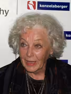 Czech actress Květa Fialová during inauguration of a new book about herself (2009)