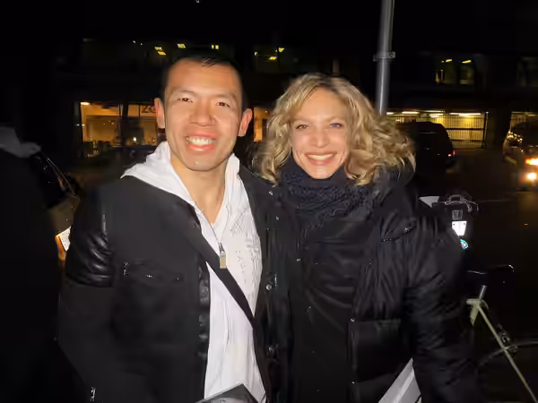 Kristin Lehman on the set of "Motive" on November 26, 2012