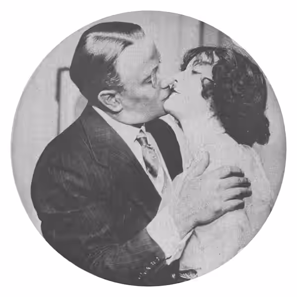 Lawrence Grossmith and Estelle Winwood in "Too Many Husbands" (1919)