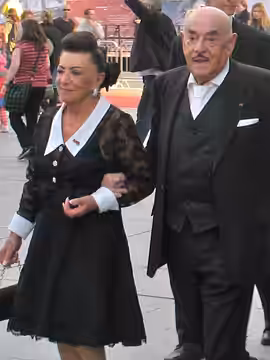 Maria und Artur Brauner in Berlin bei der Eröffnung von Boulevard der Stars
