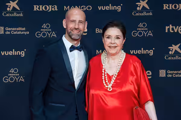 Gonzalo Miró &amp; Mónica Randall at Red Carpet of Goya Awards 2026 in Barcelona