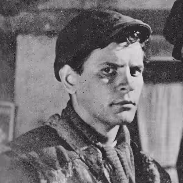 Tadeusz Łomnicki, kadr z filmu Pokolenie. (1954)