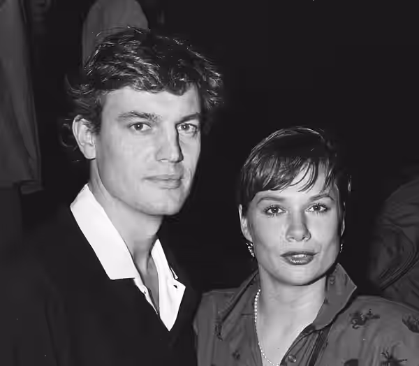 Perspremière van de film "De aanslag" naar een roman van Harry Mulisch. Hoofdrolspelers Derek de Lint (links) en Monique van de Ven (1986)