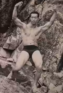 Practicing swimming in Hung Hom Bay Swimming Shed in 1960s