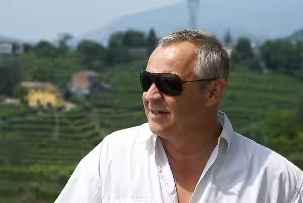 Marek Kondrat (Valdobbiadene, w winnicy rodziny Bisol, Włochy) (2007)