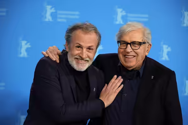 Paolo Taviani and Fabrizio Ferracane at Berlinale 2022