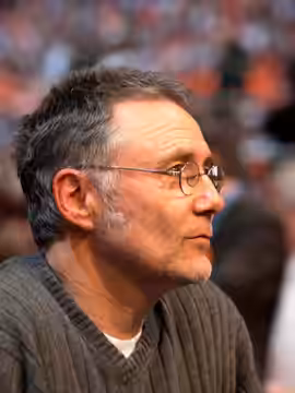 Pierre Jolivet at a rally for François Bayrou, centrist candidate in the 2007 French presidential election, held on Apr. 18, 2007 at Paris Bercy.