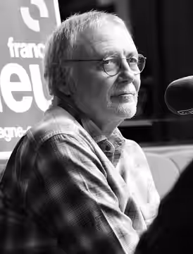 lors de Reims Polar 2024, enregistrement de "mauvais genre" emission de radio.