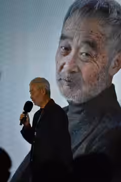 Tian zhuangzhuang at the opening ceremony of the 50th Hong Kong International Film Festival. (2026)