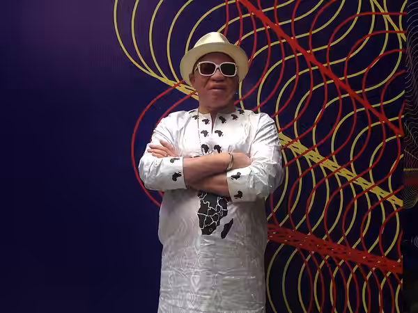 El compositor y músico maliense Salif Keïta en el Festival Internacional Cervantino. (2015)