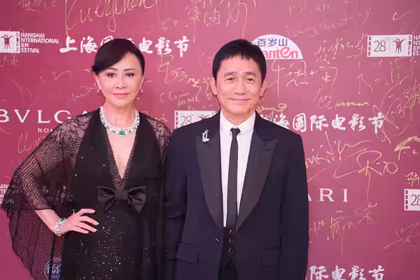 Tony Leung Chiu-wai and Carina Lau at 2026 Shanghai International Film Festival Closing Ceremony Red Carpet.