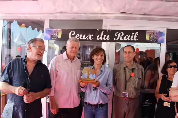 Rails d'or 2017 : Michèle Halberstadt, aux côtés de Pierre William Glenn, représente Ali Soozandeh pour TEHERAN TABOU