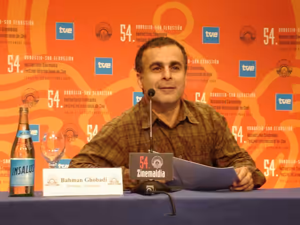 Bahman Ghobadi, Iranian/Kurdish film director in San Sebastian (Spain) (2006)