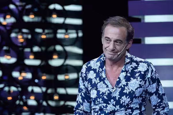 Alejandro Awada durante una entrevista en el programa "Línea de tiempo" en 2015.