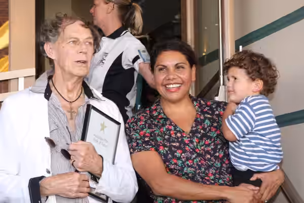 Barry Otto and Deborah Mailman in 2012