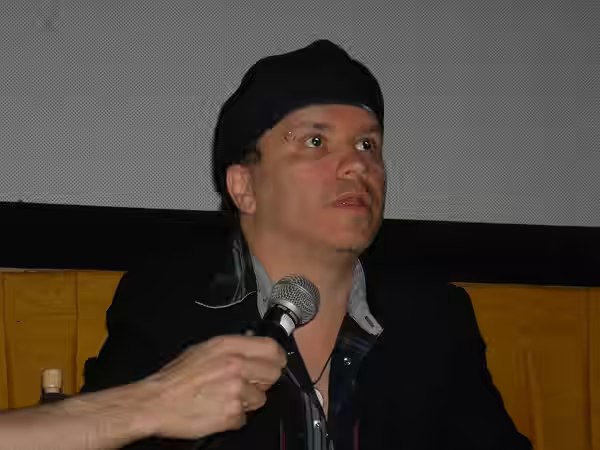 French film director Olivier Dahan, photographed at the Neptune Theater during the 2007 Seattle International Film Festival, after a showing of his film about E