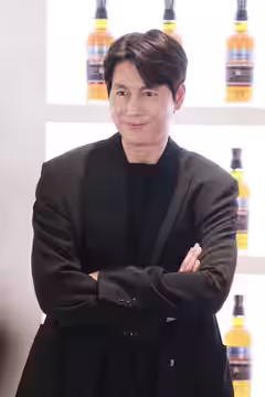 Actor Jung Woo Sung at a Ballantine's event in Seoul, South Korea in March 2021.
