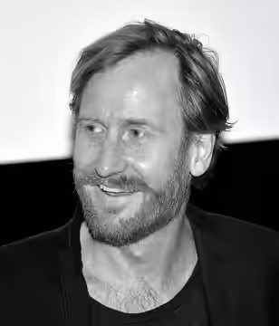 Gustaf Hammarsten under presentationen av den Svenska filmhösten 2014 i Filmhuset i Stockholm den 18 augusti 2014.