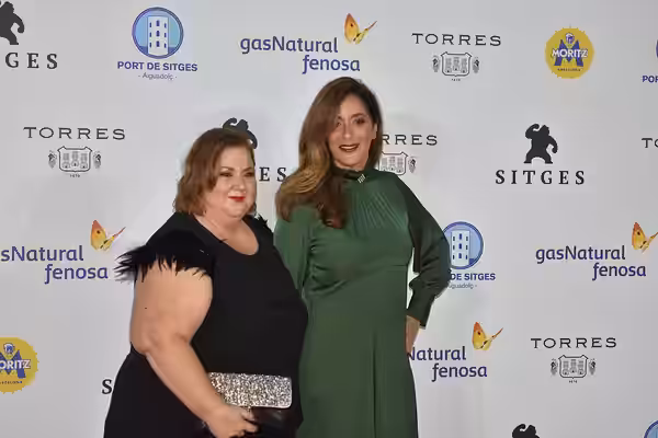 Itziar Castro y Cristina Dilla en el Festival de cine de Sitges. (2017)