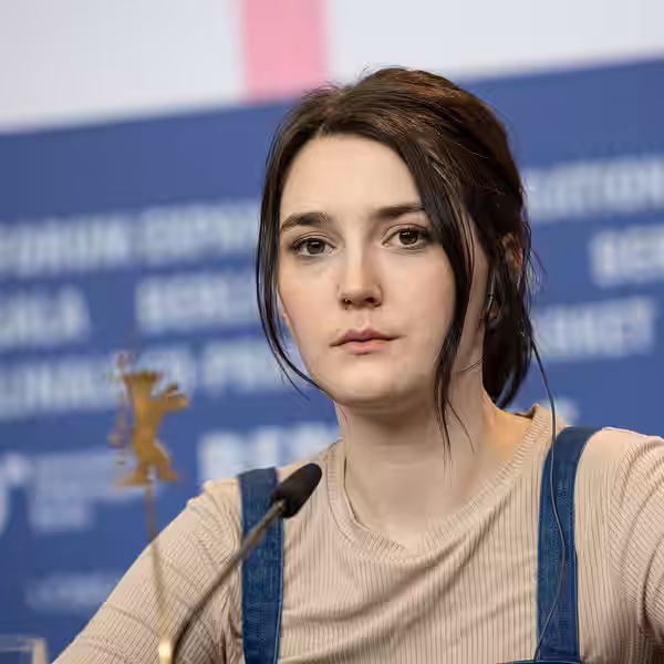 Actress Sidney Flanigan at the Berlinale 2020