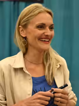 Patricia Summersett at GalaxyCon Austin in 2023