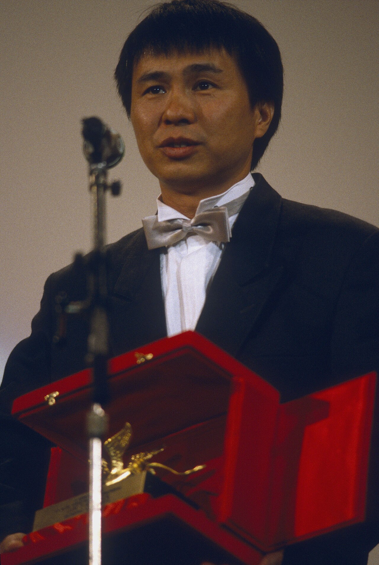 Hou Hsiao-hsien winner of the gold lion at the Venice film festival in 1989