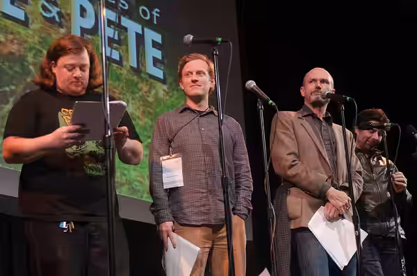 From left to right: Actors Danny Tamberelli, Michael C. Maronna, Toby Huss and Rick Gomez during the Pete &amp; Pete Forever event at SF Sketchfest, on January  (2016)