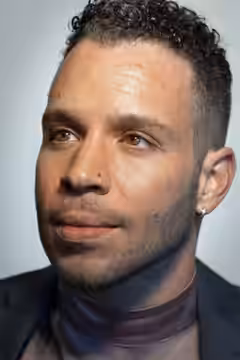 Robin de Jesús photographed at the 2022 Off-Broadway opening of Kinky Boots
